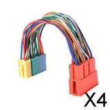 Maxbell 4xMini ISO 20Pin Plug Extension CD Harness Cable Adapter for VW Audi A2 A3 A4