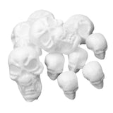 Maxbell Halloween decorating skull and foam head 5 stereoscopic + 5 complanate