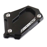 Maxbell Motorcycle Kick Stand Aluminum Alloy Enlarger Plate for BMW R1200GS Adv Black