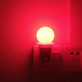 Light-Emitting Diode Night Light, Color-Changing Plug-In Ambient Light, coral Lavender, Bedroom Decor Red 1W