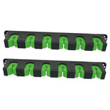 Fishing Rod Rack Wall Mount Portable Hold 6 Rods for Outdoor Indoor Basement Horizontal Mount