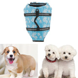 Maxbell Maxbell Pet Dog Life Jackets Life Saver Medium Size Pet Dog Saver Oxford Cloth M Blue Flower
