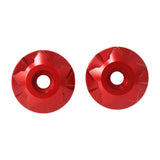 Maxbell Motorcycle Handlebar Balance Plug Tail Cover Decorative for Zontes 368G Red