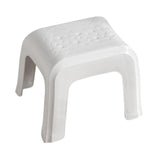 Maxbell Step Stool Stable Lightweight Shower Stool for Bedside Living Room Apartment White