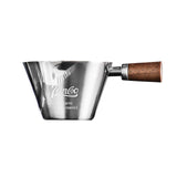 Maxbell Espresso Measuring Cup Latte Art Coffee Mug 90ml for Cappuccino Parties Home Silver