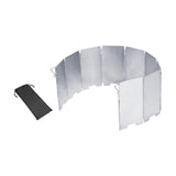Maxbell Foldable Camping Stove Windscreen 9 Plates Practical for BBQ Camping Picnics