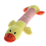 Maxbell Maxbell Cute Pet Puppy Chew Squeaker Squeaky Plush Sound Dog Play Toys Yellow Duck