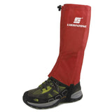 Maxbell Outdoor Waterproof Trekking Hiking Fishing Gaiters Snow Legging Cover Red