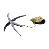 Maxbell Aquatic Weed Knife Sturdy Portable Folding Weed Shave for Pool Pruning Beach with 15m rope