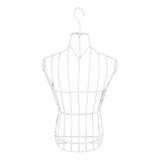 Male Mannequin Form Iron Torso Upper Body for Stores Photos Boutique Display White