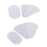 Maxbell 80 Pieces Flower Shape Paper Quilting Templates for Sewing Craft 39mm/56mm