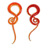 Maxbell Red Spiral Flesh Tunnel Ear Stretcher Expander Stretching Plug Kit 5 mm - Aladdin Shoppers