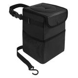Maxbell Car Trash Can with Lid Portable Trash Bin for Front Back Seat Van Sedan