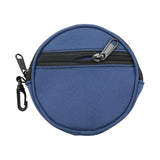 Maxbell Fishing Line Storage Bag Round Compact Fishing Reel Case for Dad Men Husband Blue
