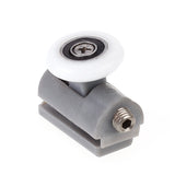 Maxbell 2Pc Single Top/Bottom Bath Shower Door Roller Runner Wheel 25mm for 6-8mm Glass