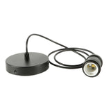 Maxbell E27 Hanging Lamp Holder DIY Lampshade Base for Living Room Bar Hotel Kitchen