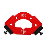 Maxbell CURVE Angle Positioning Template Hardware for Home Carpentry Cutting Machine 66mmx110mm