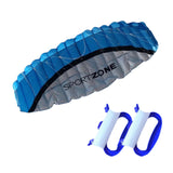 Maxbell Stunt Kite Double Line Outdoor Parafoil Kite for Children Enthusiasts Adults Bllue