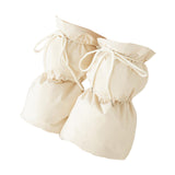 Maxbell Women Winter Padded Puffer Leg Warmers Warm Lightweight Thickened Leg Covers White