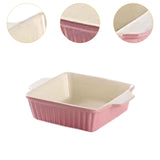 Maxbell Maxbell Ceramic Baking Dish Large Lasagna Pan Deep for Oven for Picnics Cake Camping Square