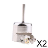 Maxbell 2xUniversal Heat Gun Nozzle Hot Air Gun Mouth Heat Resisting Tool 4mm