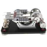 Maxbell Maxbell 600RPM Double-Cylinder Double-Flywheel Stirling Engine Motor Generator Kits