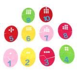 Maxbell Maxbell 1-10 Cognition  Kindergarten Math Toy Teaching Aids Early Education Material Egg