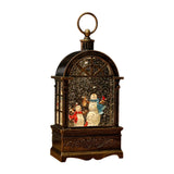 Maxbell Christmas Music Box Lantern Light Lighted Christmas for Party Desktop Indoor D