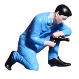 Maxbell Miniature People Figurine 1:64 Scale Diorama Figure for Hobby Tabletop Games height 1.55cm