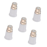 Maxbell 5Pcs B22 to E27 Light Socket Adapter Height 6.5cm Bayonet Lamp Base to Screw