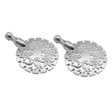 Maxbell Maxbell 2Pcs Thread Cutters Metal Thread Cutting Tools for DIY Crafting Cross Stitch Silver