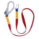 Maxbell Maxbell Outdoor Climbing Construction Fall Protection Harness Belt Safe Lanyard with Carabiner + 21cm Large Hook