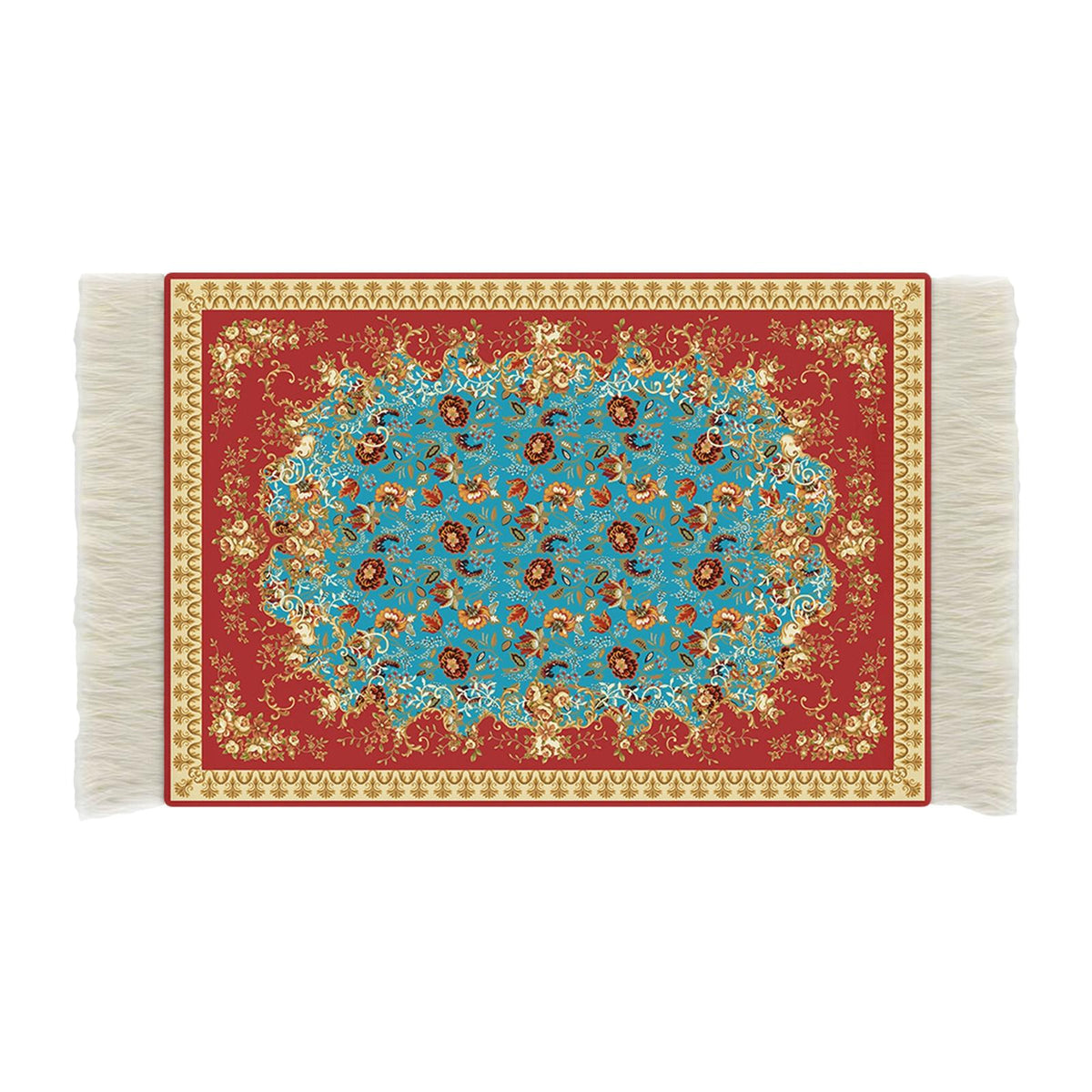 Maxbell Mouse Mat Rug Mouse Pad Mousepad Boho Cup Rug for Gaming Kitchen Table Decor 22cmx18cmx0.2cm Style B