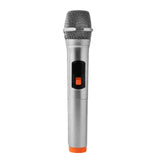 Maxbell Kids Microphone Toy Stage Costume Mic Prop for Kids Halloween Career Day Toy Silver Orange