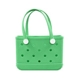 Maxbell 3xWashable Tote Bag Waterproof Handbag Organizer Fashion Summer Kids Beach Bag Green