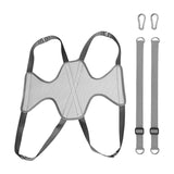 Maxbell Dog Grooming Hammock Pet Grooming Harness for Bathing Nail Trimming M Gray