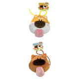 Maxbell 2x Plush Dog Keychain Cute Birthday Gift Decoration Pockets Purse