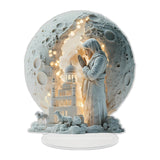 Maxbell Christmas Jesus Decoration with Light Sculpture for Desktop Office Christmas