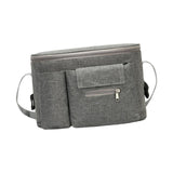 Maxbell Portable Storage Bag Cup Holder Bottle Diaper Baby Toy Stroller Organizer Gray