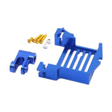 Maxbell RC Car Servo Mount Adapter Sturdy Servo Bracket for Remote Control Car Parts Blue