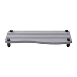 Maxbell Water Absorbent Pad Sponge Holder Rack Mat Nonslip Organizer Sink Drying Mat Gray