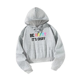 Maxbell Hooded Printed Sweatshirt Stylish Women Clothing for Shopping Camping Office XL