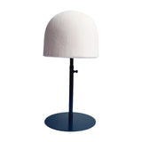 Maxbell Hat Display Stand Metal Hat Rack for Cabinet Office Wig Styling Practice Black