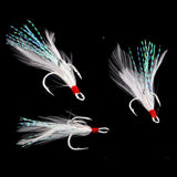 Maxbell 5 Pcs Kit Double Enhanced Carbon Steel Fishing Treble Hooks 4# - Aladdin Shoppers