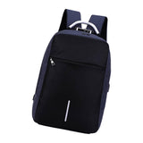 Maxbell Travel Laptop Backpack Stylish with USB Port for College Backpacking Outdoor Blue