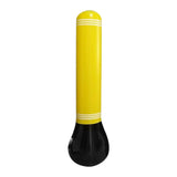 Kid Inflatable Tumbler Training Aid Kickboxing for Home Football Fitness Yellow
