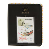 Maxbell Photo Album Namecard Storage Case Mini Film Book 64 Photos for Instax Black - Aladdin Shoppers