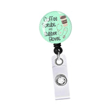Maxbell Retractable ID Reel Badge Holder Doctor Nursing Gift Office Retractable Cord Green