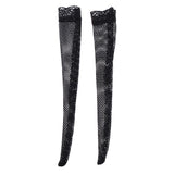 Maxbell 1/6 Scale Knee High Mesh Socks Fishnet Stockings for 12" Female Figure Black - Aladdin Shoppers