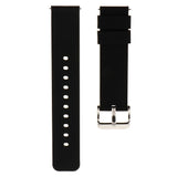 Maxbell 20mm Silicone Waterproof Sports Watchband Strap Deployment Clasp Black - Aladdin Shoppers